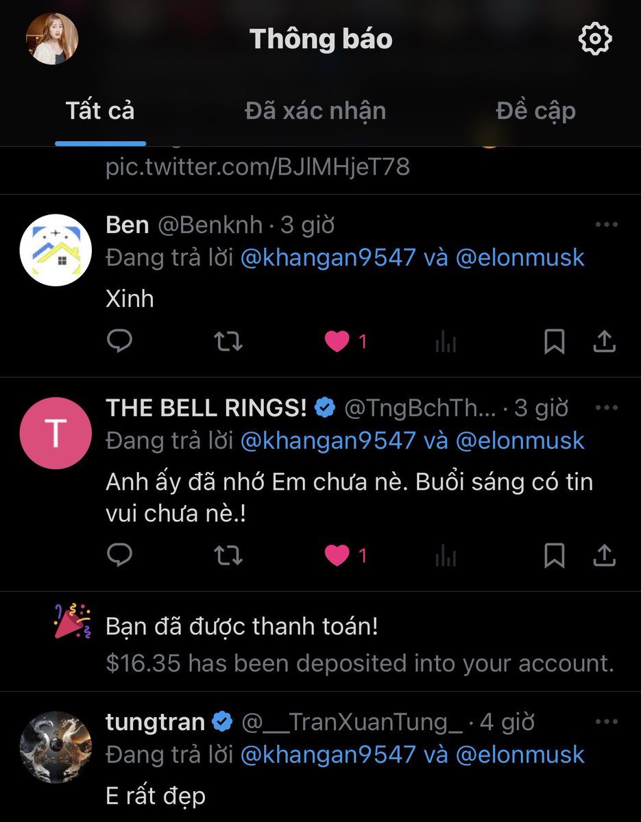 khả ngân tweet media