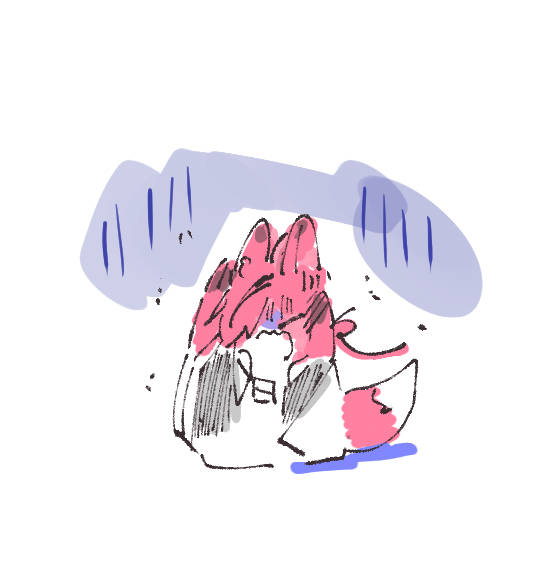「ミ°〜…ミ°〜 」|しゅんたのイラスト
