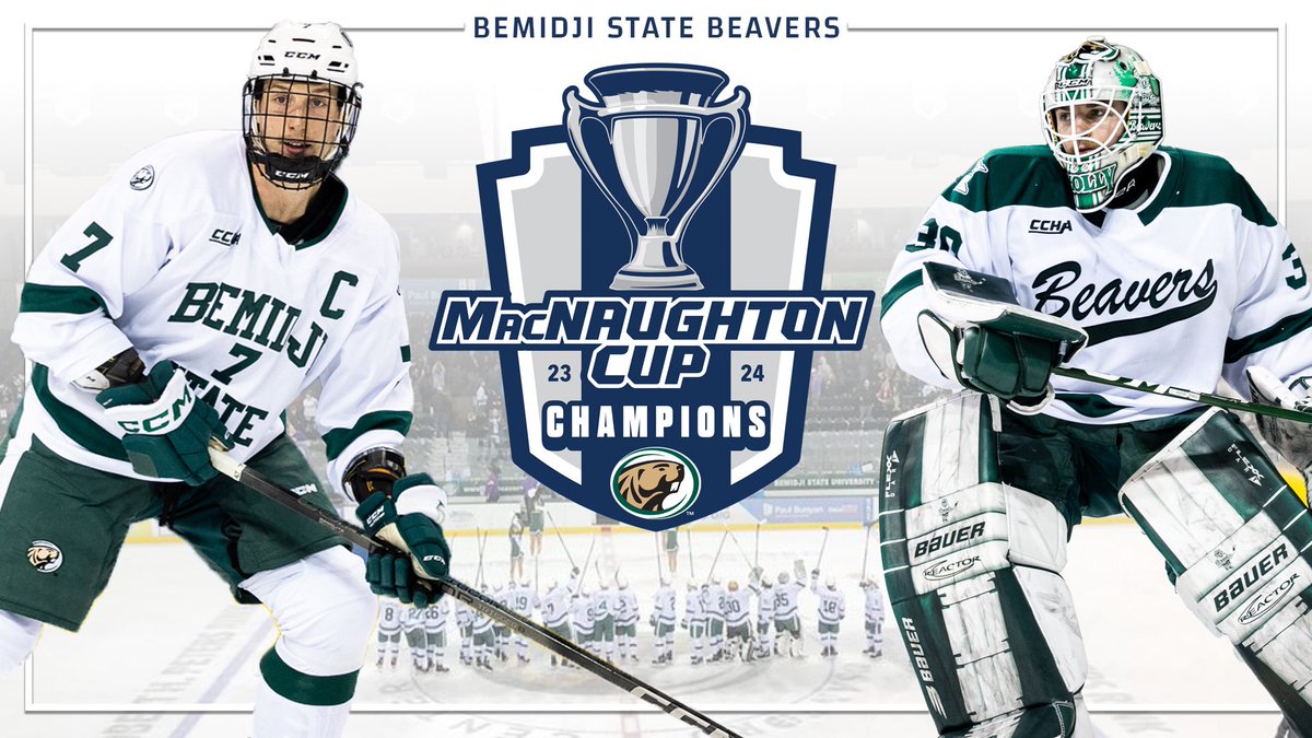 CCHA (@cchahockey) on Twitter photo Congrats to <a href="/BSUBeaversMHKY/">Bemidji State Men’s Hockey</a> on winning the 2024 MacNaughton Cup! The second time Beavers have lifted the 🏆 and first since 2017.
#CCHAHockey | #GoBeavers Congrats to <a href="/BSUBeaversMHKY/">Bemidji State Men’s Hockey</a> on winning the 2024 MacNaughton Cup! The second time Beavers have lifted the 🏆 and first since 2017.
#CCHAHockey | #GoBeavers