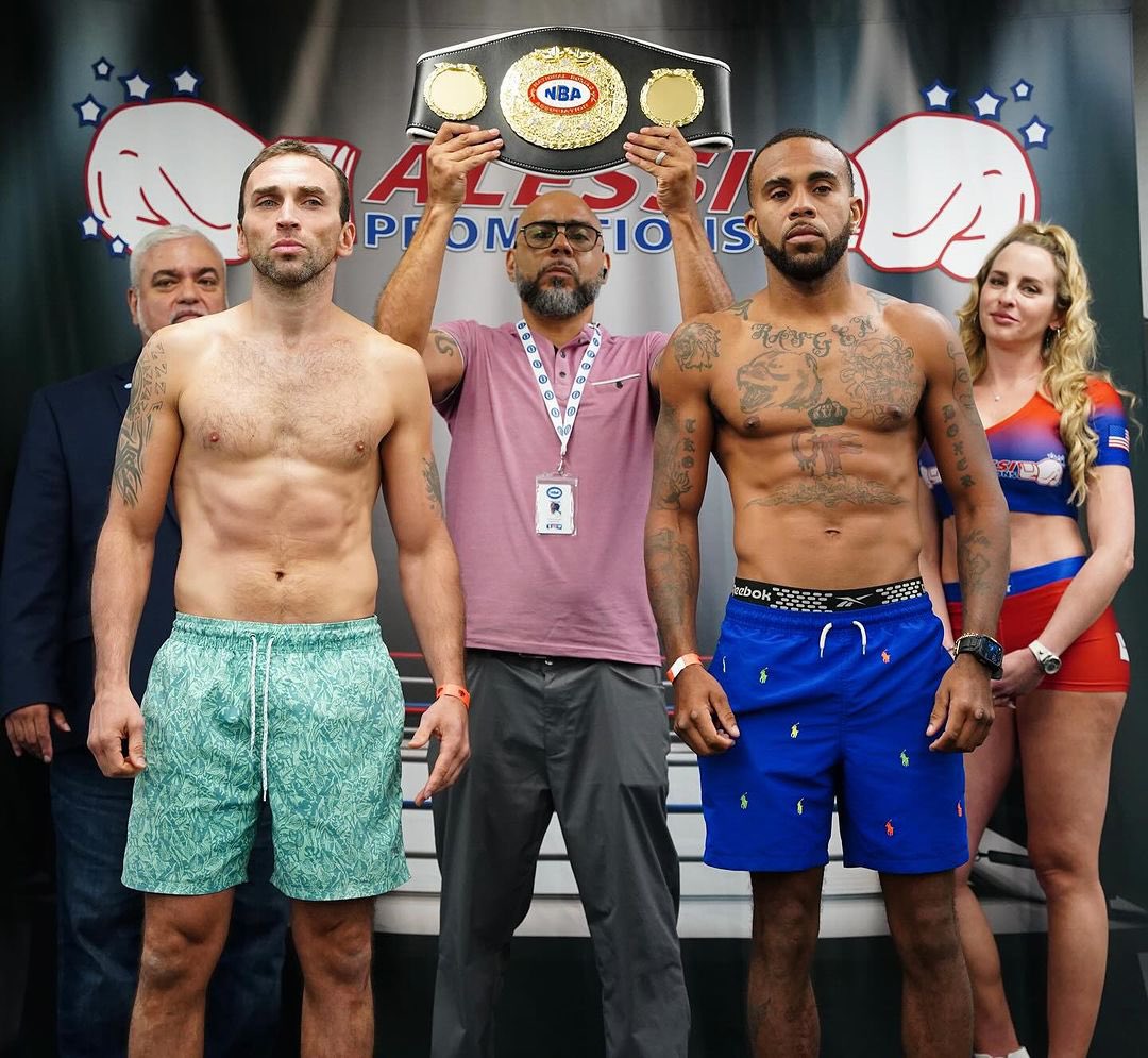 Rashield Williams 146.2 vs. Andres Viera 147 lbs.
(NBA Welterweight World Title) 

Saturday, March 2, 2024 at 
Downtown Hilton in Tampa, Florida. 
Presented by the Legendary Alessi Promotions and sanctioned by the Florida Athletic Commission. 
📸: Photo Credits: <a href="/evenhandsboxing/">Disco Dust</a>