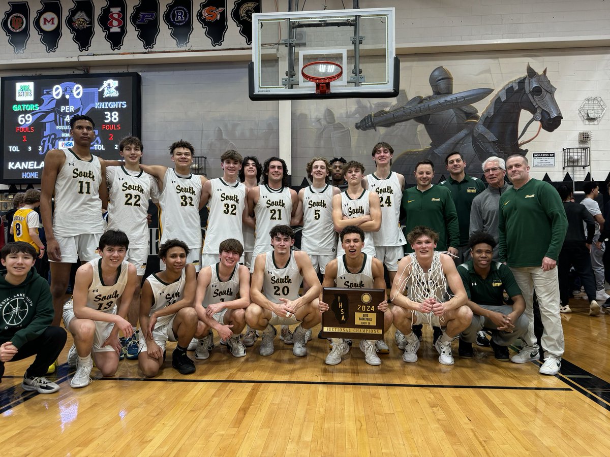 Sectional Champions!

CL South 69 Kaneland 38

@CLSGatorNation thank you for being a big part of tonight! Gators improve to 31-3 and will play Monday DePaul Prep at the Now Arena at 6pm.