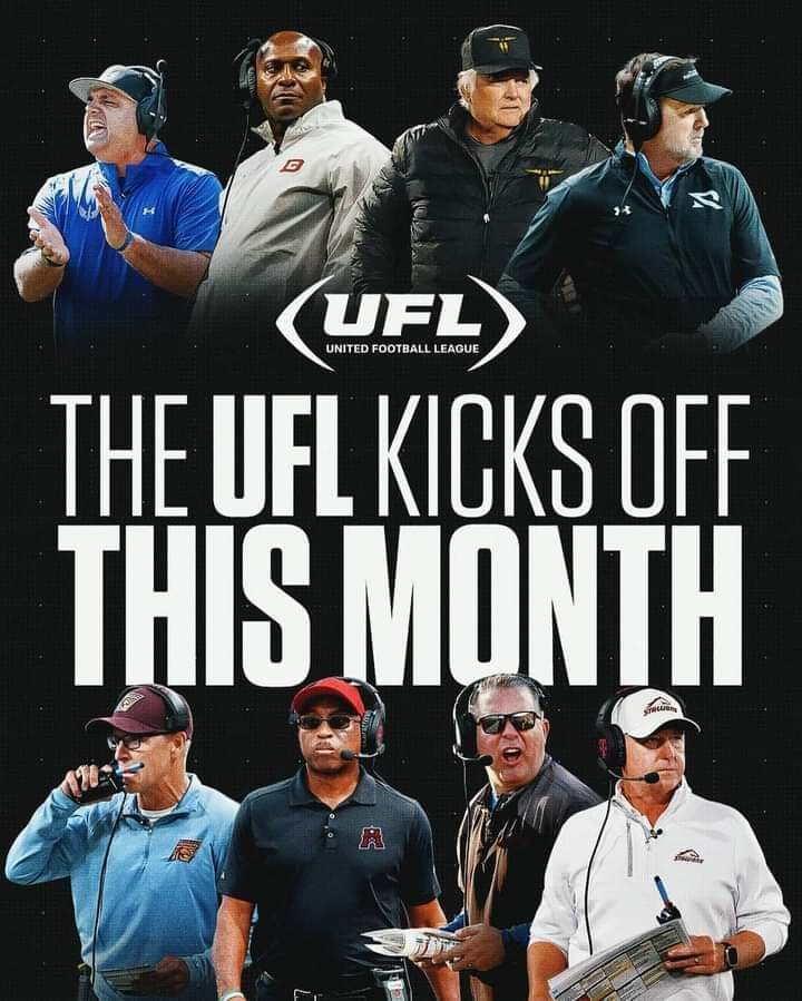 Get your tickets now. It's going down in less than 30 days. The XFL vs The USFL 
Idk about y'all...but I can't wait. 
Let's Go UFL 👀🏈🔥🔥🔥🔥

#UFL2024 #UFL #XFL #USFL #ForTheLoveOfFootball #NFL