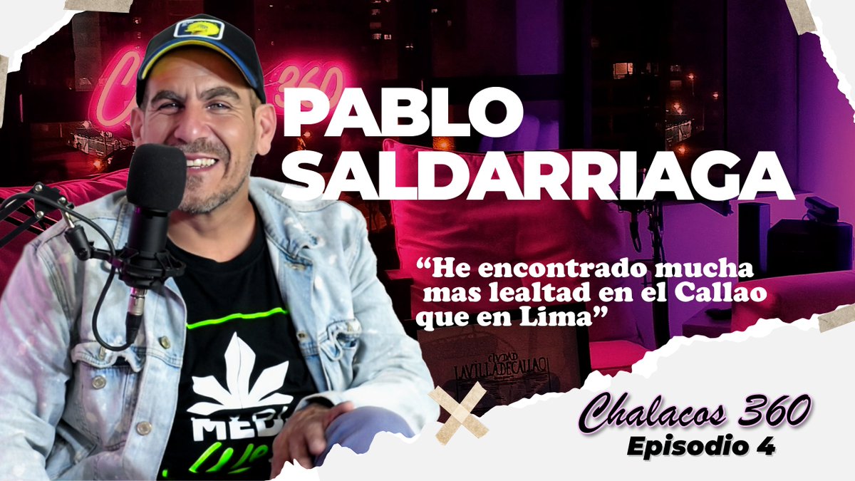 ¡Nuevo Episodio!
El actor y músico #chalaco Pablo Saldarriaga <a href="/funkybroster/">Pablo Saldarriaga</a> estará con nosotros este sábado desde las 8:00 p.m. 

Una excelente y entretenida entrevista que va por nuestro canal de YouTube.

Suscríbete y activa 🔔 de notificaciones.
youtube.com/@chalacos360