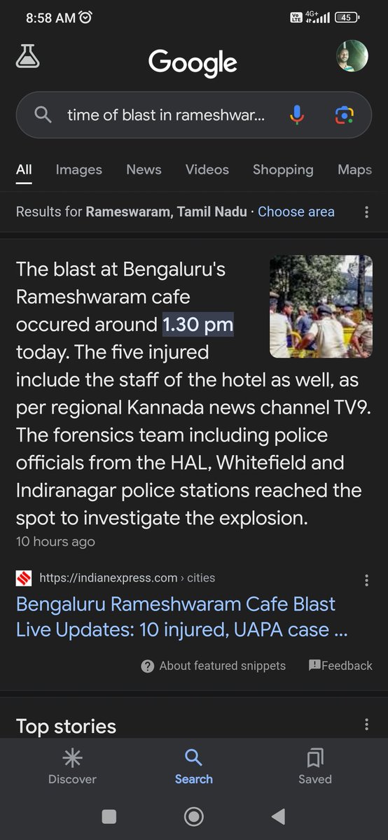 Some people posted about the bomb blast as a so-called 'gas cylinder blast' in less than 2 hours of the blast who are they defending? Who are they getting information from?  This needs to be investigated thoroughly. 
#RameswaramCafe
#RameswaramCafeBlast