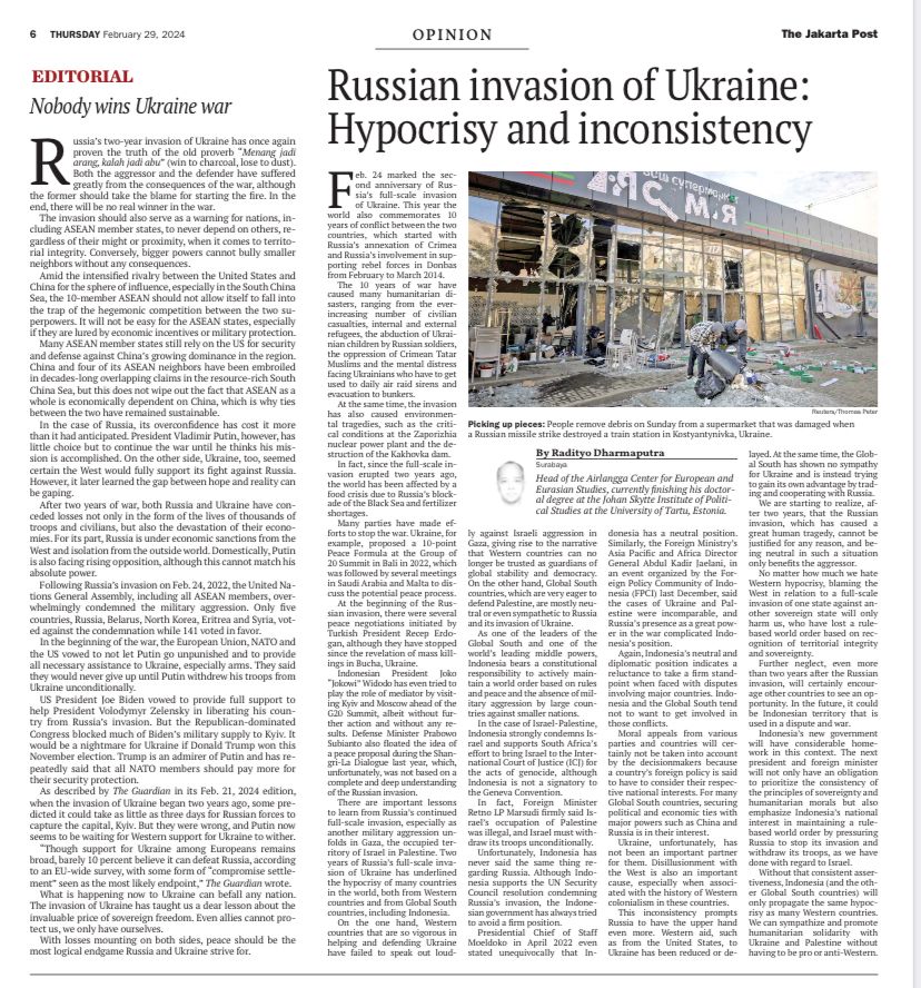 thejakartapost.com/opinion/2024/0…

#StandWithUkraine
#KitaBersamaUkraina
#StopRussianAggression
#RussiaIsATerroristState
#RusiaAdalahNegaraTeroris