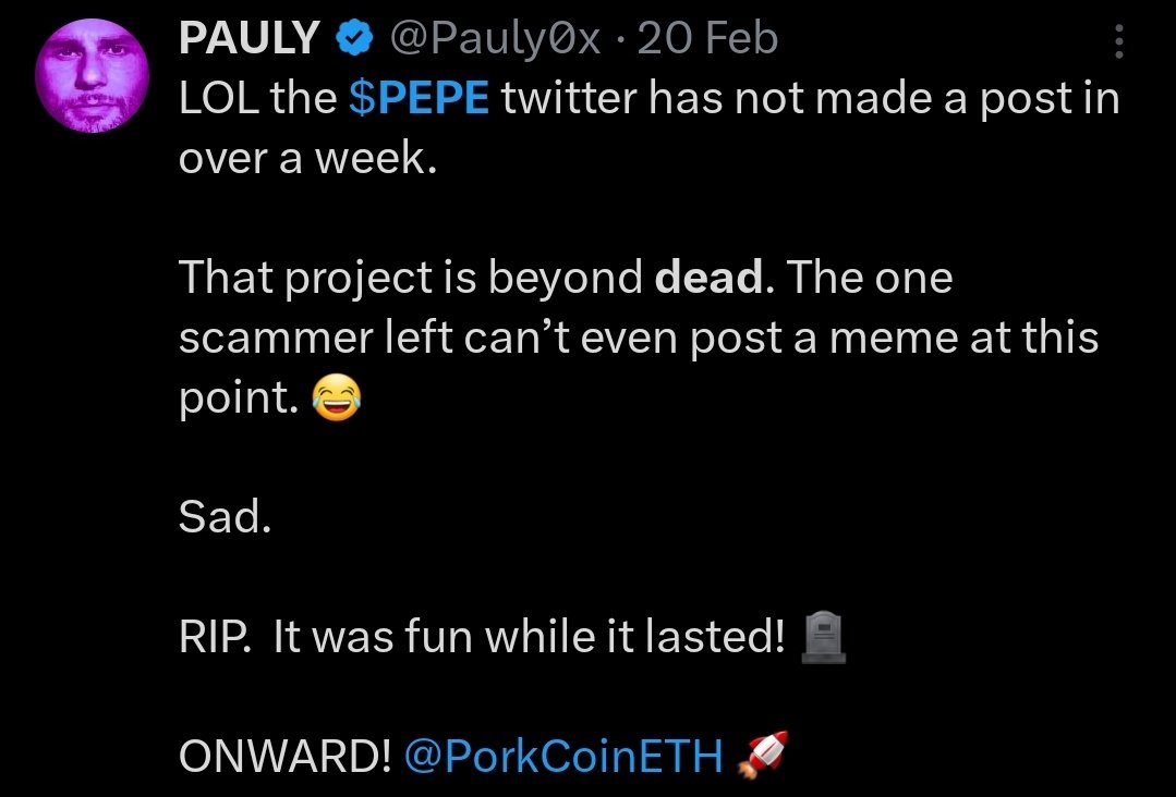 OmilliTees's tweet photo. $PEPE comes at you fast

        How it started.                           How its going https://t.co/KnwYwBmbXA