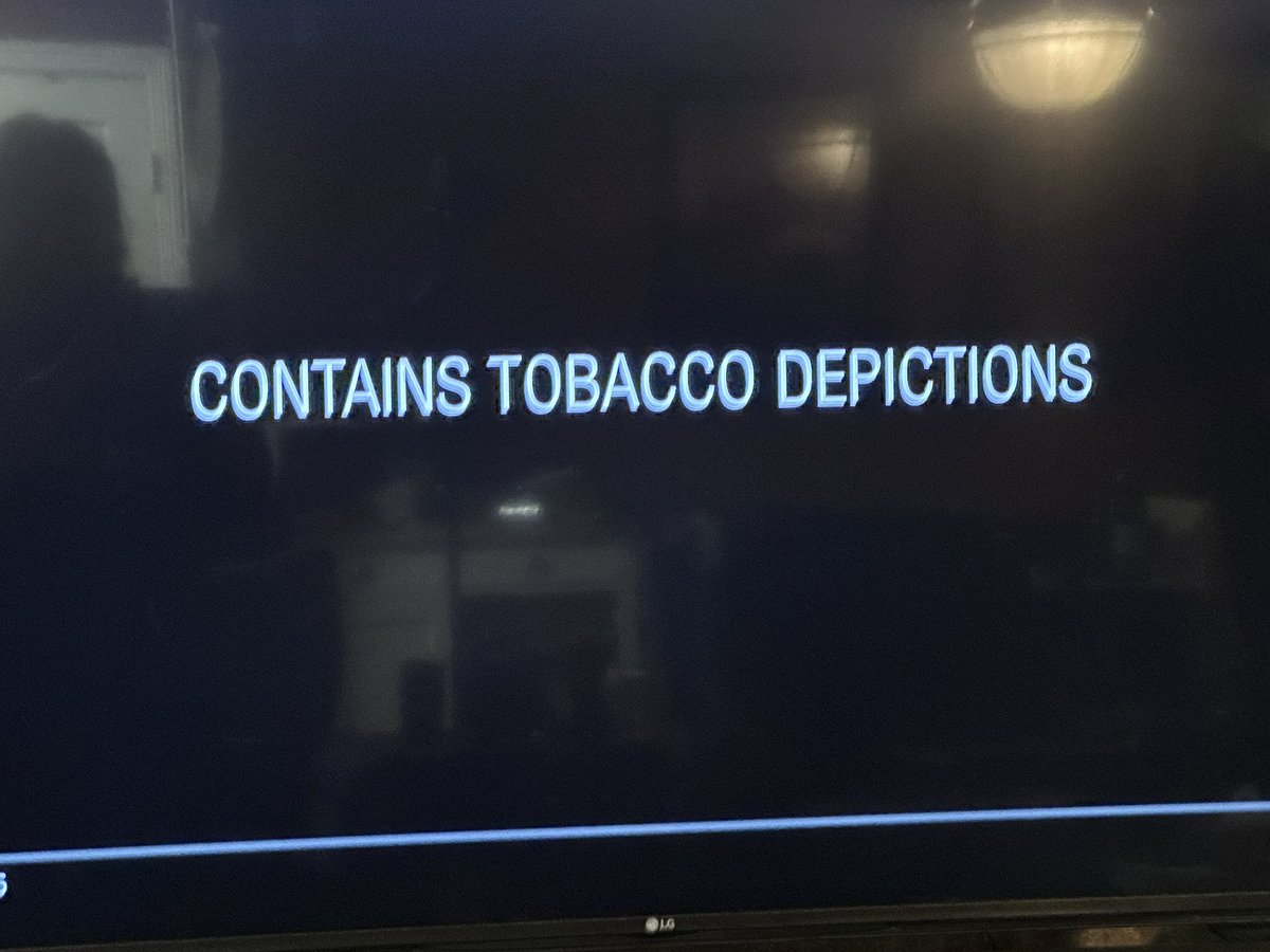 contains tobacco depictions Finishing up #oscarwatch with the final Beat Picture nom, “Poor Things.” So  they'll warn me about tobacco but not Emma Stone casually flicking a  corpse's penis then repeatedly and joyously stabbing his
