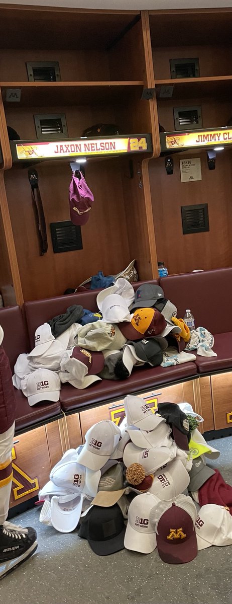 Clean up in stall 24 ⁦<a href="/GopherHockey/">Minnesota Men’s Hockey</a>⁩