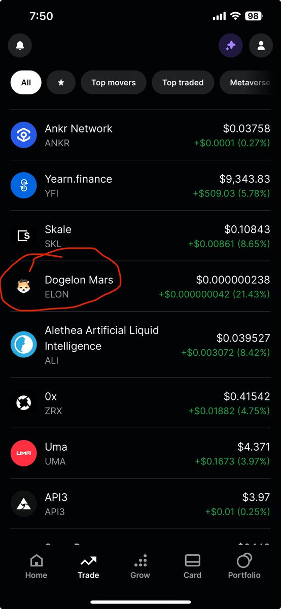 DrMtnDrewper's tweet photo. @Gemini why do you have shitcoins like this but not legitimate layer one crypto currencies like #CSPR? How can we fix this?
#CasperBlockchain @Casper_Network #crypto https://t.co/RrgqQ1DLGZ