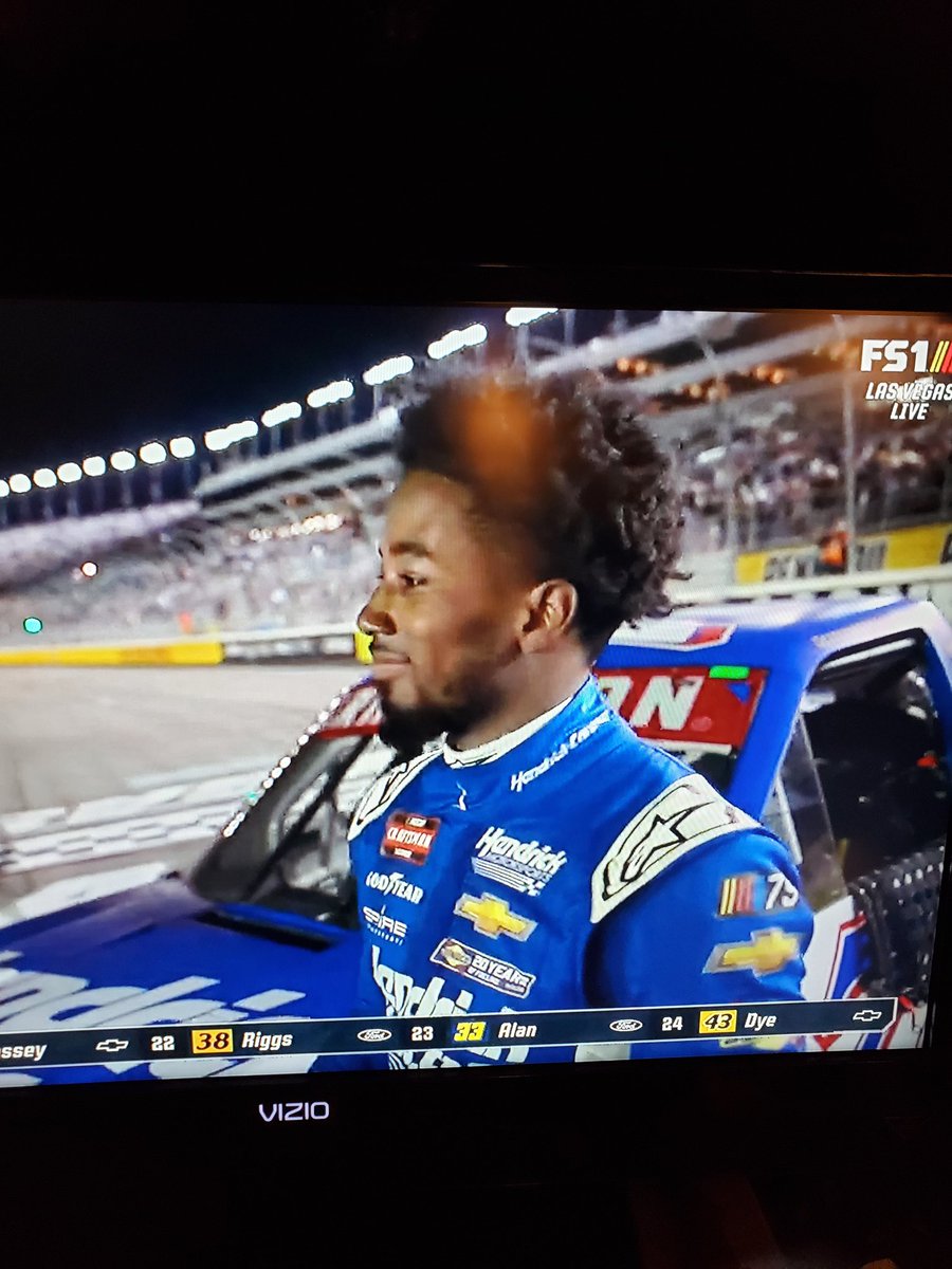 DUDE !!!
The "Kidd" 
Big Win in Vegas Tonite
Great Race 🏁 
History Made 
<a href="/WillyRibbs/">Willy T. Ribbs</a> 
<a href="/NASCAR/">NASCAR</a> 
Chief Keefe AIR