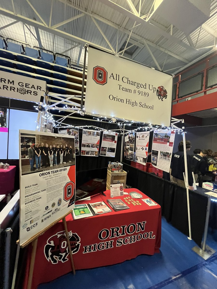 ohsrobots's tweet photo. Day One at State: done ✅ Such a great presentation and chance to meet the other teams. Can’t wait for tomorrow 🤖

#ohsrobots #allchargedup #team9189 #statecompetition https://t.co/a3vkQ9n1Hp