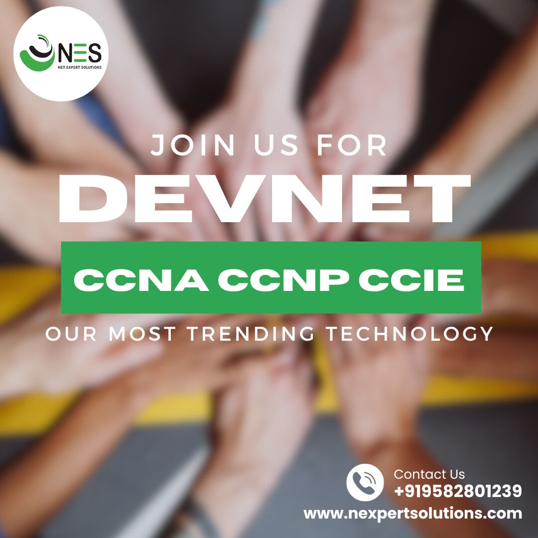 NESnetworking's tweet image. 𝗝𝗼𝗶𝗻 𝗨𝘀 𝗳𝗼𝗿 𝗗𝗲𝘃𝗡𝗲𝘁, 𝗖𝗖𝗡𝗔, 𝗖𝗖𝗡𝗣, 𝗖𝗖𝗜𝗘 𝗧𝗿𝗮𝗶𝗻𝗶𝗻𝗴!
𝗘𝗻𝗿𝗼𝗹𝗹 𝗻𝗼𝘄: nexpertsolutions.com
𝗖𝗼𝗻𝘁𝗮𝗰𝘁 𝘂𝘀: +91-9582-801-239
𝗘𝗺𝗮𝗶𝗹: info@nexpertsolutions.com
#DevNetTraining #CCNACertification #CCNPtraining #CCIETraining