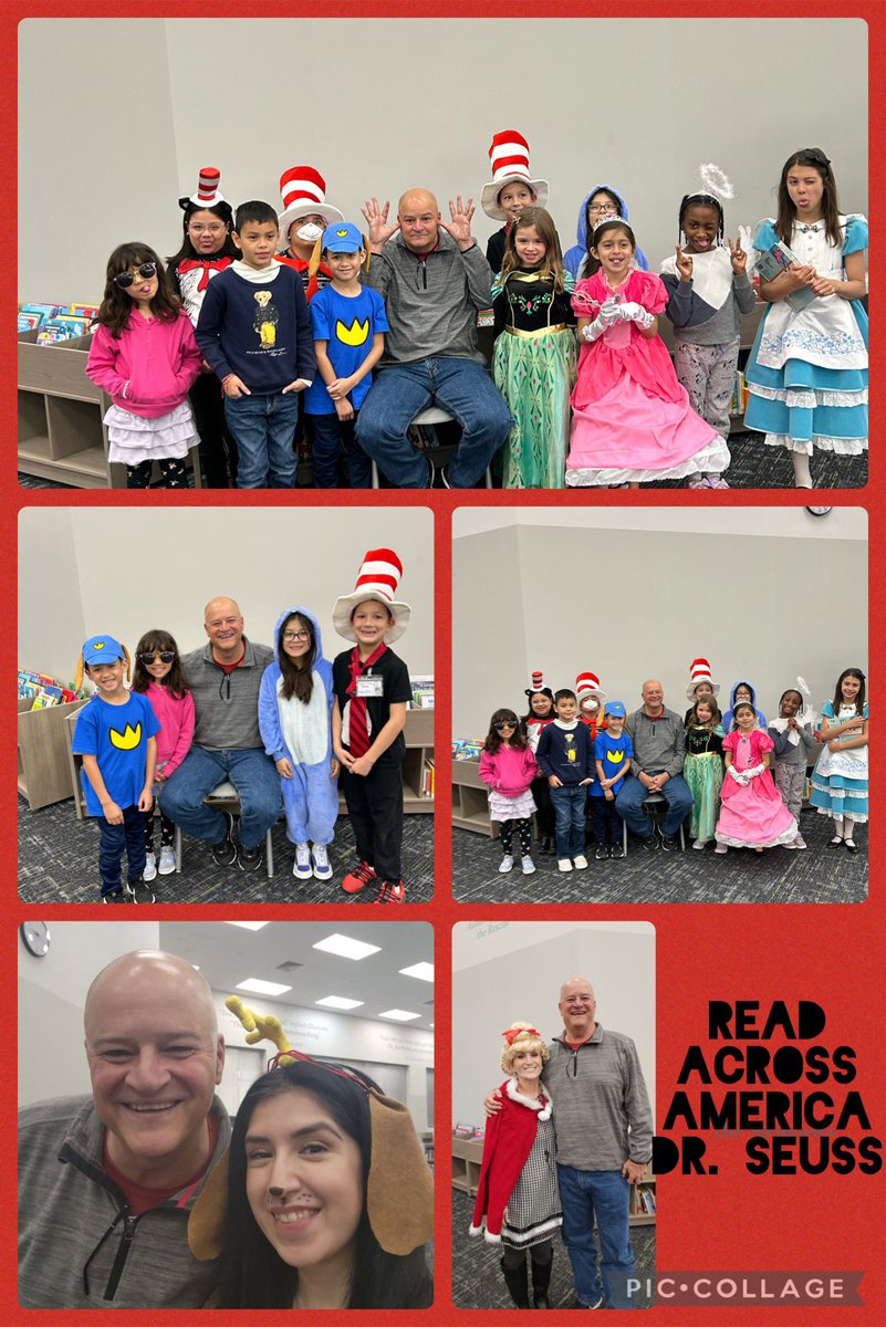 Second grade students always enjoy @MarkHenry717’s annual #DrSeuss read @KirkLibrary. This time, we were able to present Dr. Henry with his favorite Dr. Seuss book in honor of his retirement. #KirkCan #CfisdSPIRIT #ReadAcrossAmerica #ReadAcrossAmericaDay #DrSeuss