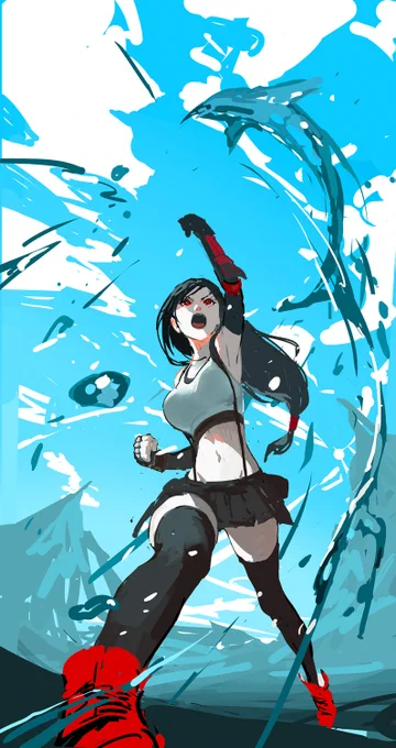 wait how bout this version? Tifa wip 