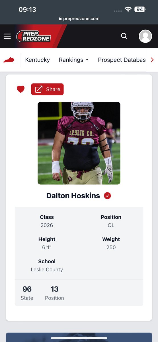 Thank you so much <a href="/PrepRedzoneKY/">Prep Redzone Kentucky</a> <a href="/LippertScouting/">Ryan Lippert</a> for the ranking!