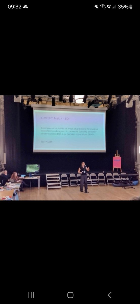 Wonderful day spent with so many amazing early years music practitioners at <a href="/_ampmusic_/">AMP</a> and @NoteWeavers Early Years Music Conference with the theme of Inclusion.  Absolute privilege to be part of it.
