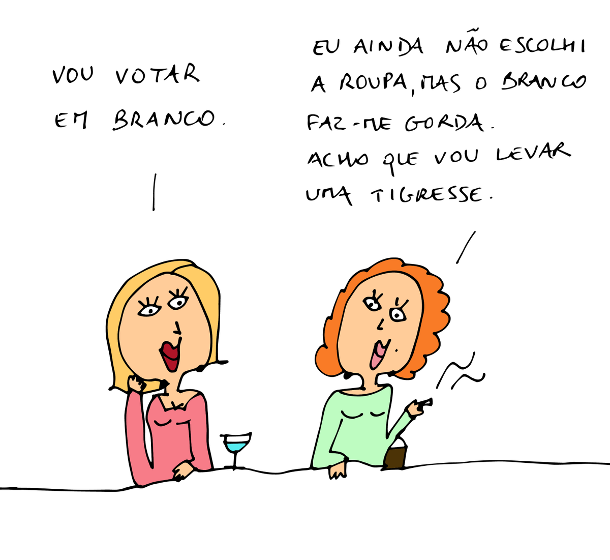 Duas amigas.