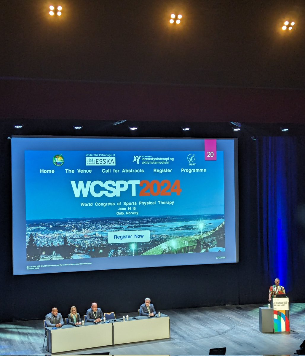 wcspt.org Good to see the @IntFSPT event June 2024 highlighted at @iocmedia #MonacoConference2024 @IJSPT ACPSEM @thecsp Professional Network for Chartered Physiotherapists in SEM, is a member organisation, represented by @KennyWattPhysio Check out the programme ⬆️