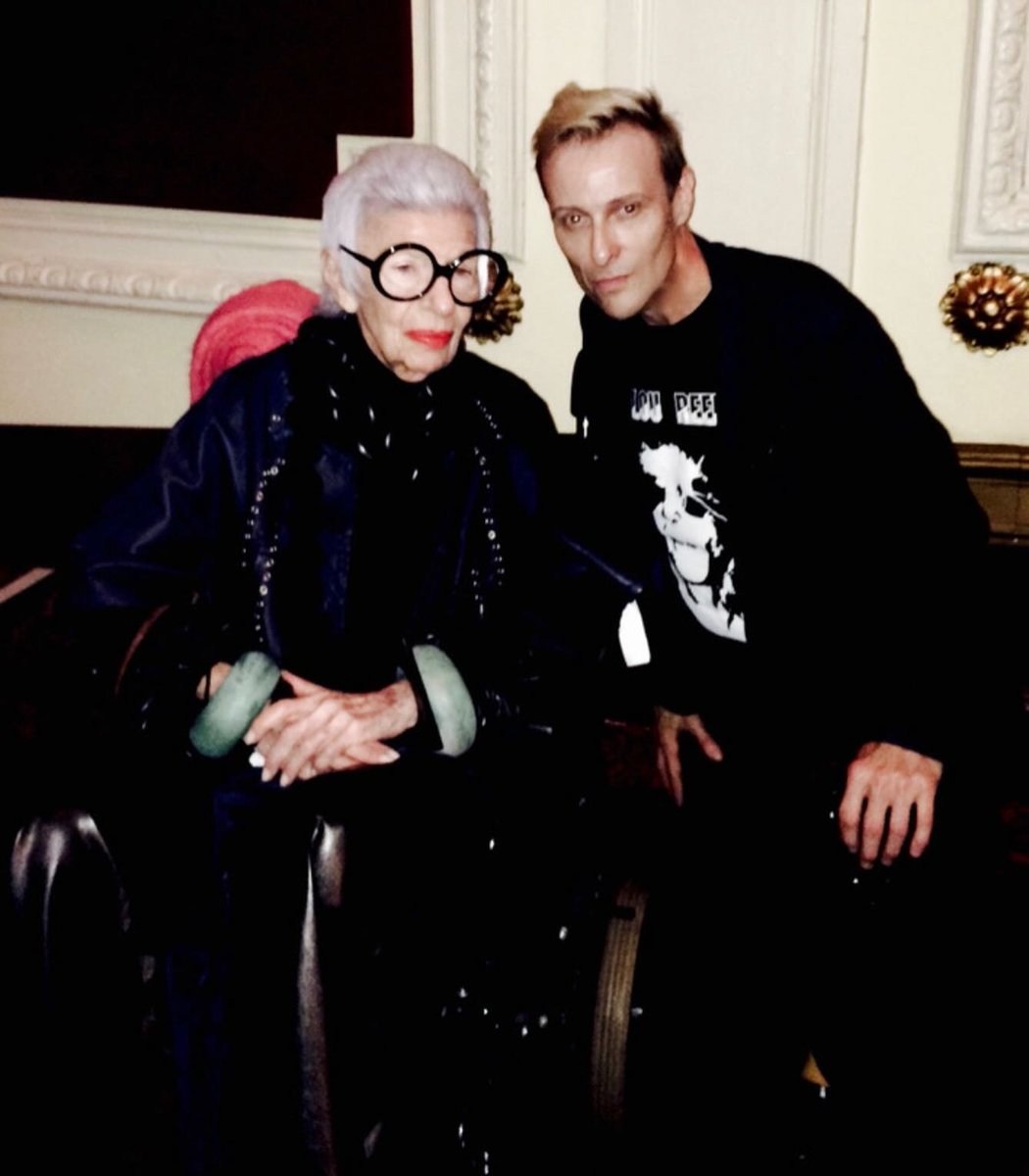 R.I.P Iris Apfel …. amazing woman… i had the pleasure of meeting Iris at a screening of the documentary about her a few years back… another unique human has checked out from planet Earth. #irisapfel