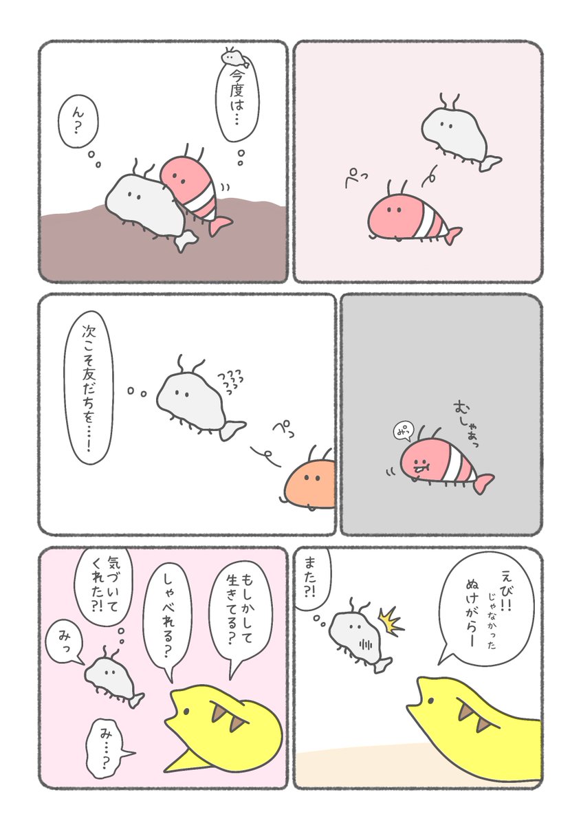 ウツボとえびのぬけがら(2/2) 