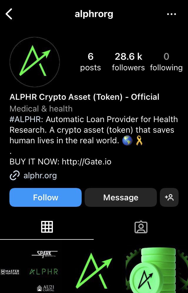 AlphrOrg's tweet image. $ALPHR has two official channels, which are Instagram and Twitter. You may find ALPHR-based communities on Discord, Reddit, Telegram, etc. But those are NOT official. Our announcements will always be posted ONLY on Instagram and Twitter. More Info at ALPHR.ORG 🌎