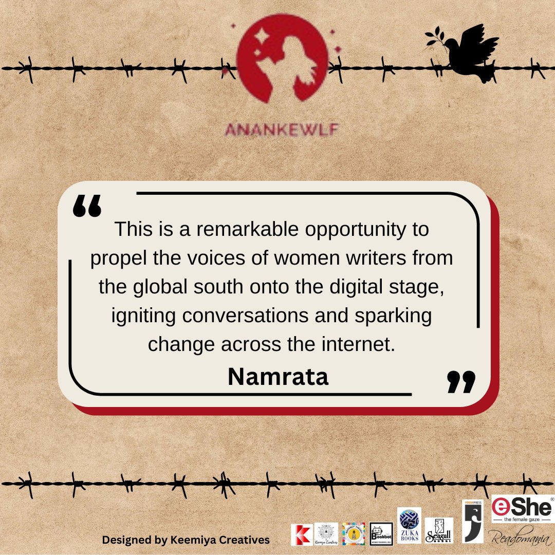 Keemiya_C's tweet photo. Igniting conversations and sparking change across the internet with Ananke's Women in Literature Festival 2024.

#AnankeWLF #AnankeMag #AnankeWLF #WomeninLiterature #voicesforpeace #Litfest #WomenWriters #TeamKeemiya @PrivyTrifles #WeekendVibes https://t.co/caocU3Wmvp