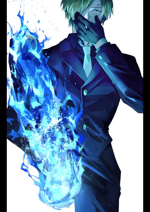 「blue fire shirt」 illustration images(Latest)