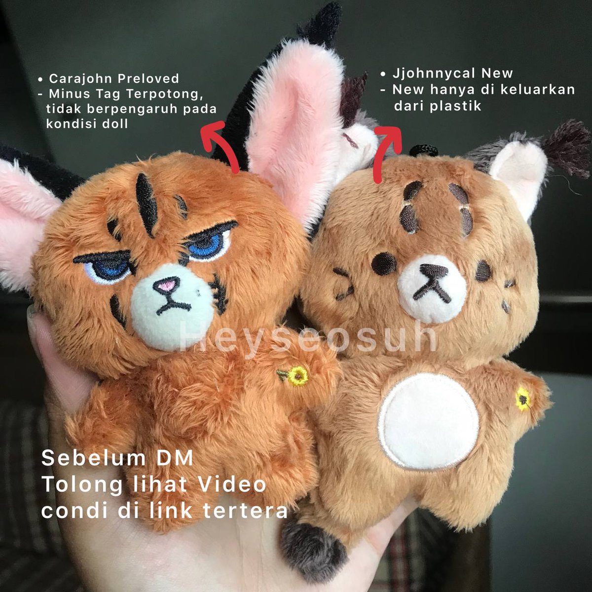 Johfamsell! Wts Doll Johnny Suh NCT 127 10cm Carajohn & Jjohnnycal