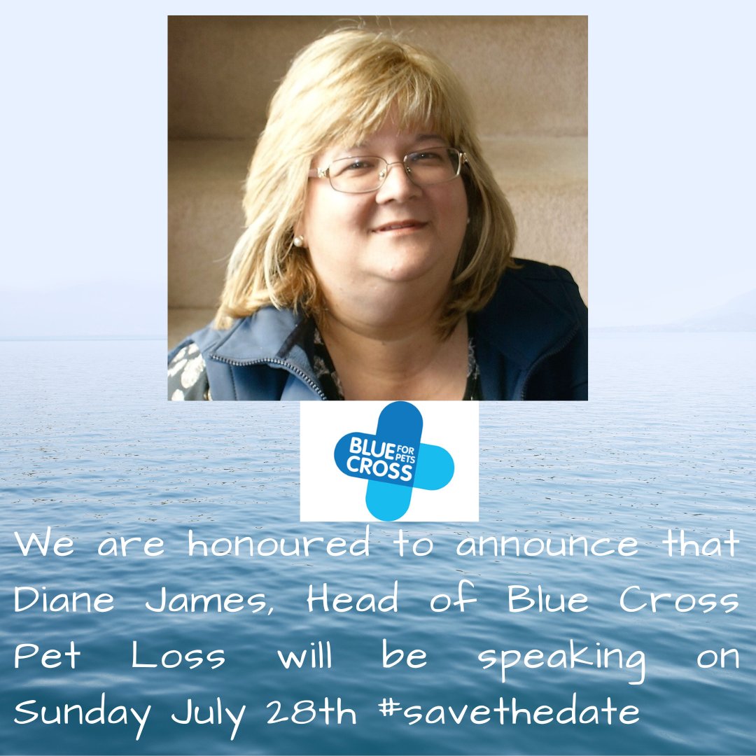 We are thrilled that Diane James of @The_Blue_Cross will be speaking on National Human-Animal Bond Awareness Day about 'Pet Loss'. Details to follow. Learn more about their valuable work here bit.ly/48xuOyx #petcompanionship