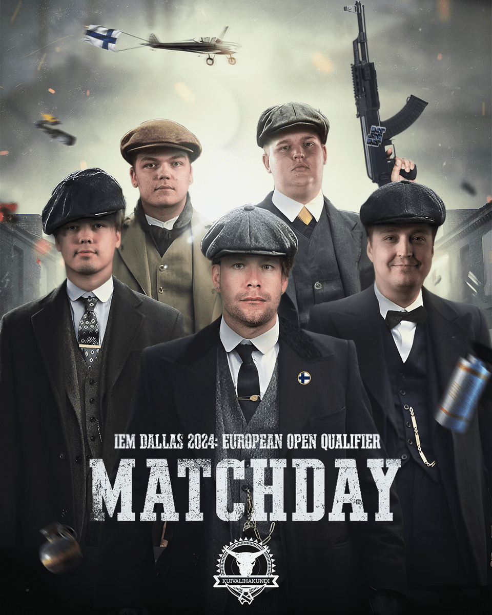 Lätsät päähän, nyt mennään!

🏆 IEM DALLAS 2024: European Open Qualifier 1
🕖 19:00
🎙️ @oonraimo
📺 twitch.tv/janoesports

#cs2fi #janottaa #esportsfi #obeythethirst