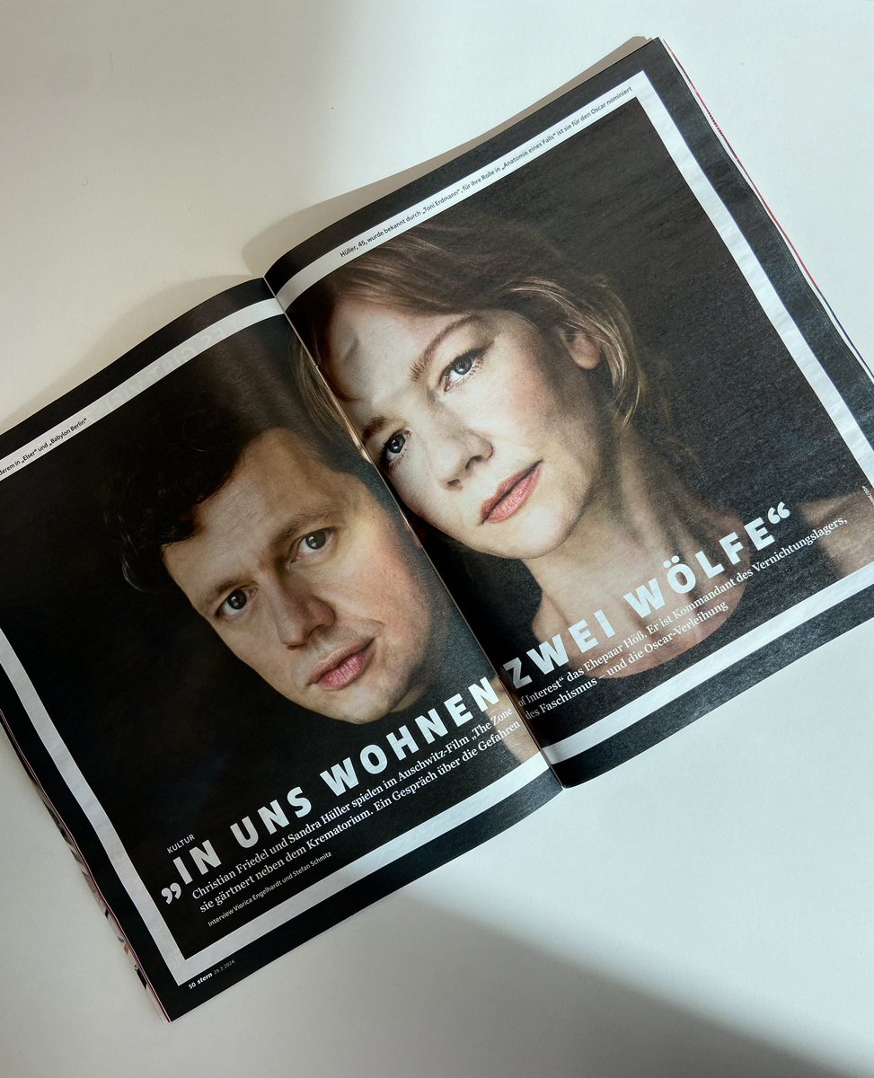 Sandra Hüller &amp; Christian Friedel spielen im neuen Auschwitz-Film „The Zone of Interest“ das Ehepaar Höß. <a href="/schmitznews/">Stefan Schmitz</a> und ich haben die beiden getroffen. Über ihren Erfolg sagt Oscar-Nominierte Hüller: „Ich habe mir echt den Arsch abgearbeitet“
 <a href="/sternde/">stern</a> t1p.de/xcugx