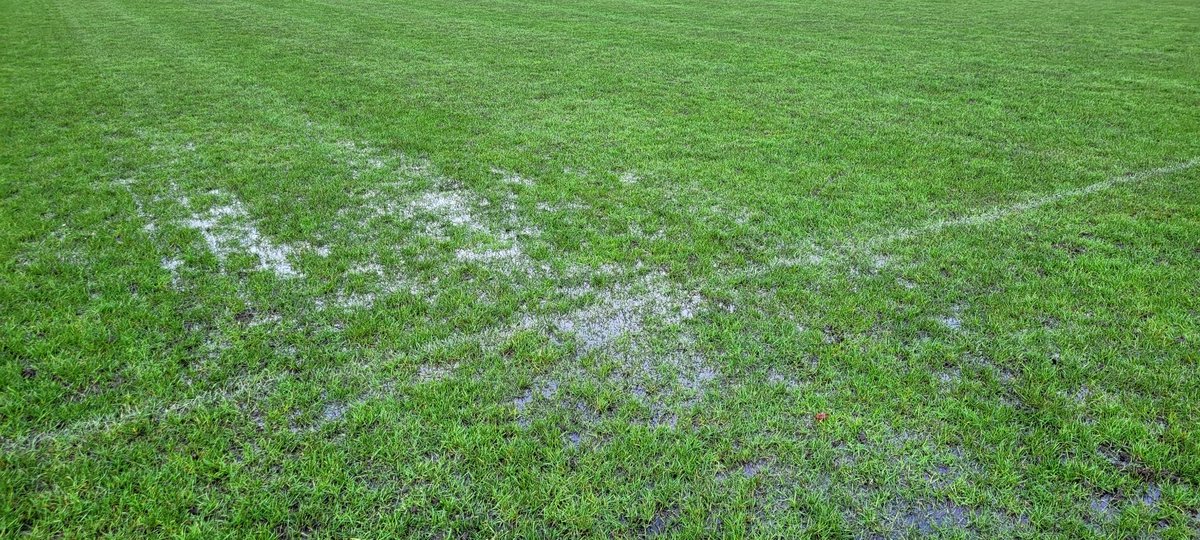 Game off Mortimer reserves v Reading City dev. Waterlogged pitch.