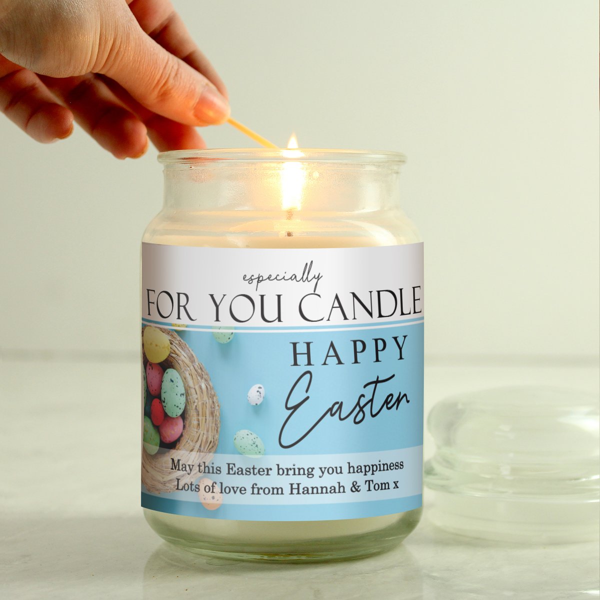 If you're looking for an Easter gift idea that isn't chocolate, how about this personalised vanilla scented candle? lilybluestore.com/products/perso… #Easter #candles #scentedcandle #giftideas #shopsmall #shopindie #UKGiftHour #UKGiftAM