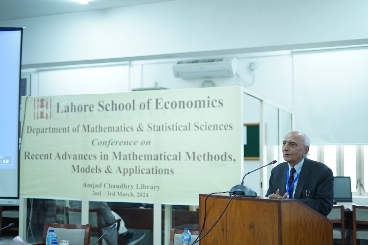 Lahore_School's tweet image. Day 1: Nineteenth Conference on &quot;Recent Advances in Mathematical Methods, Models and Applications&quot;  #LahoreSchoolofEconomics, #MathematicalMethods, #RAMMMA, #Research