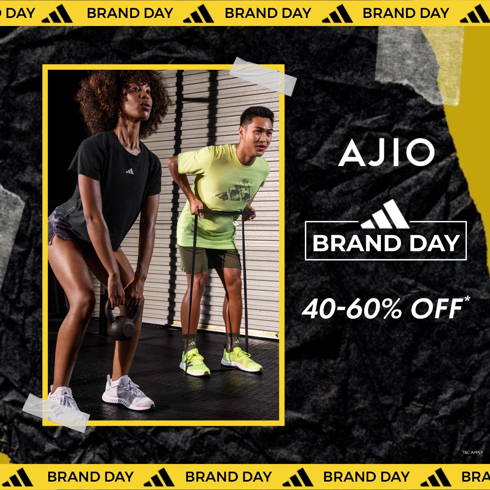 AJIO on X: Adidas lovers, rejoice! It's Brand Day on Ajio, and we've got  the best deals on your favorite sportswear. Don't miss out! Download the  app and shop now.  #AdidasBrandDay #