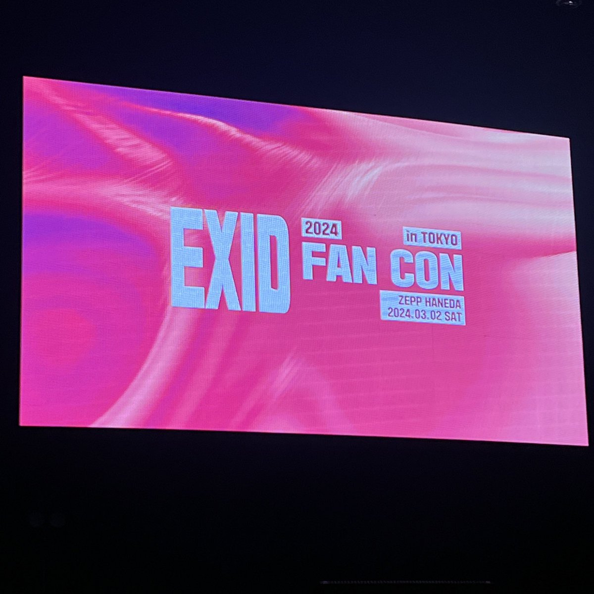 ExidJapan's tweet photo. 2024.3.2 Zepp HANEDA https://t.co/HCdg4nxre3