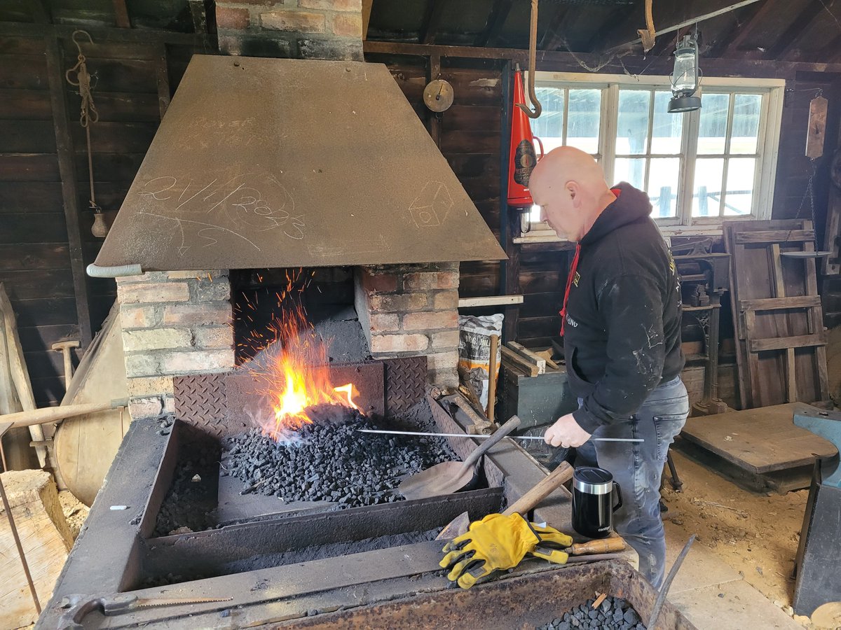 Volunteer Recruitment Open Day, today, 10am - 2pm. Find out about the various volunteering opportunities we have and meet some of our current volunteers. Also, see our blacksmith, Wil of Steel, demonstrating in our forge. More info on our website burwellmuseum.org.uk/events/volunte…