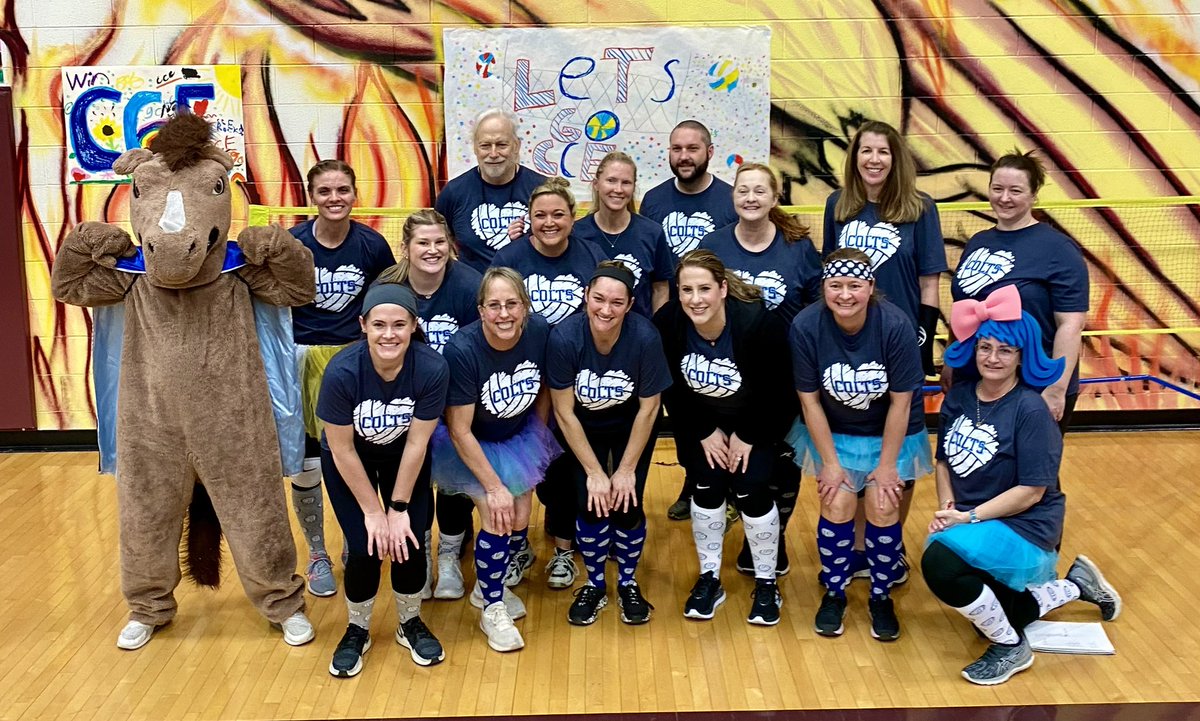Brought home the win tonight! Go Colts! 💙🏐