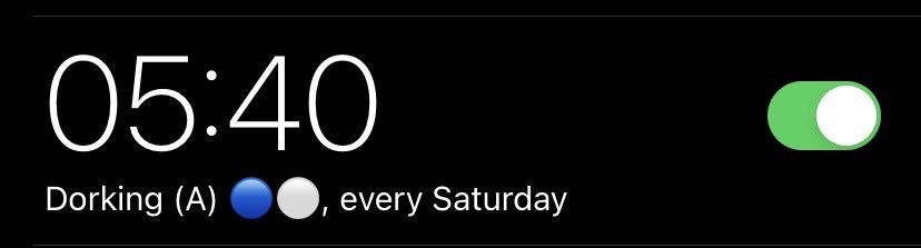 Beating the alarm this morning 🤦‍♂️🔵⚪️ #onourway #Spireites @SpireTweet #championes