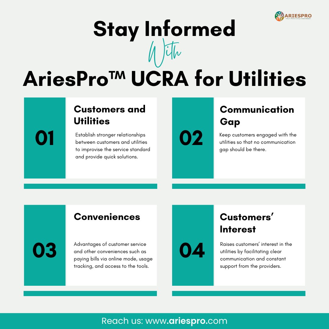 Stay ahead of the curve with AriesPro™ UCRA for Utilities. Our cutting-edge solution empowers utilities to stay informed, make data-driven decisions, and navigate the complexities of the industry with ease.
Find us - ariespro.com
#AriesProUCRA
#UtilitySolutions