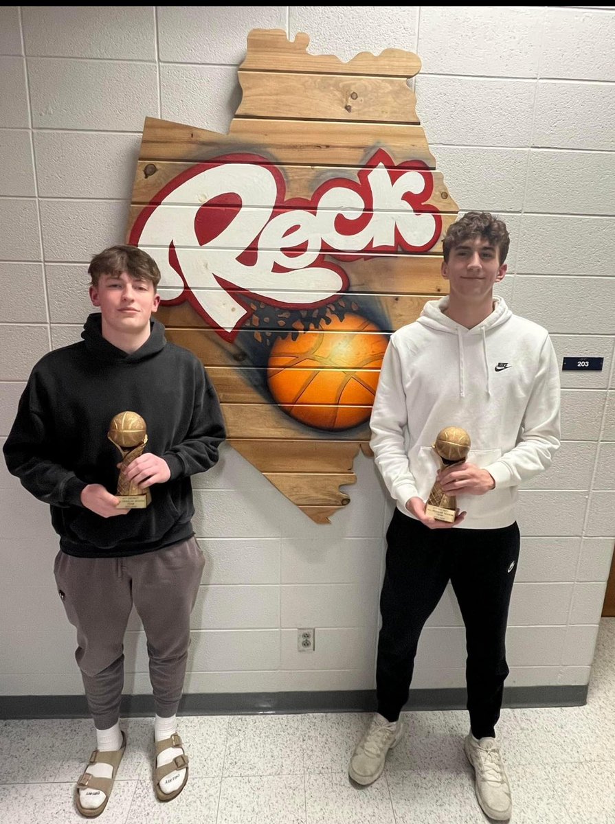 Congratulations to @JaceRogers20 and @walker_craig10 on being named to the All Season Tournament team for the 47th District. Proud of our Rockets! 🚀 🏀 @SportsatTheRock