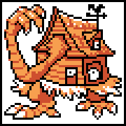 QDexGame's tweet photo. this one is based on baba yaga's chicken-legged house. doing the christmas drawing of this one really helped me finally get a good look for the house part. i'd like to point out both the weathervanes are pointing the same way! https://t.co/tOWWcrvTmT