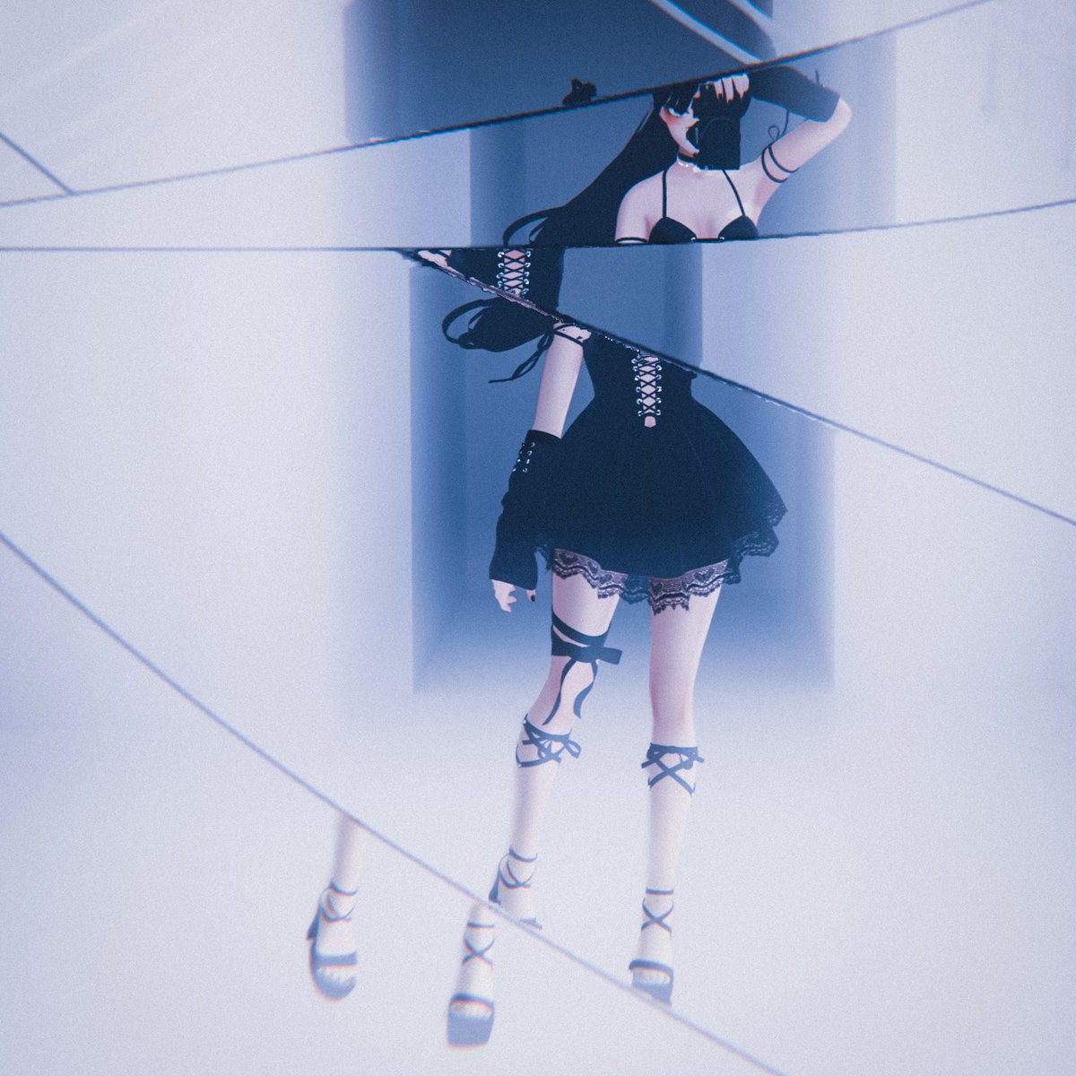 EsonAdventures's tweet photo. Another day, another adventure!
World: Derealiy
Author: knfoxl
Model: @kosmik_vr (Shot 3)

Shots 1-3 are vertical.
#VRChat #VRChat_world紹介 #VRChatphotography #VirtualPhotography https://t.co/quKKCINfIY