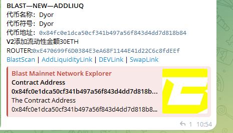 akou_7's tweet photo. 监控到dyor这个名字的代币，朋友反应很快立马去看项目方推特。证实确实ido完。以为开盘会很高结果才90%几的涨幅，就发群里让大家看着买了。高点3U，接近4X          
 拿下！！！                                     
#blast https://t.co/4uN6EJTECU