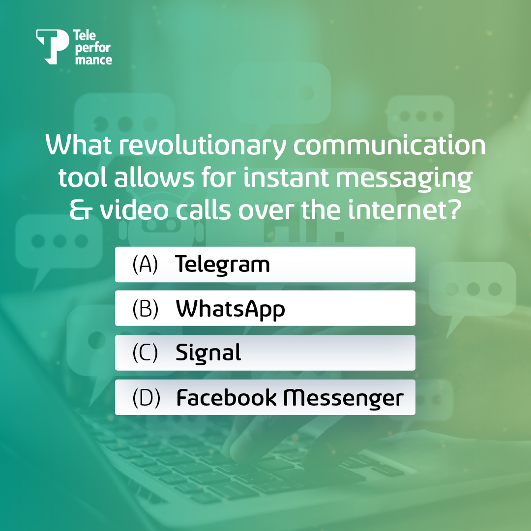 This platform boasts billions of users worldwide and connects people across borders. Do you know the correct answer? Comment now! #TPIndia #TheWorldlyAffairs #Question #Saturday #Morning #Employee #Engagement