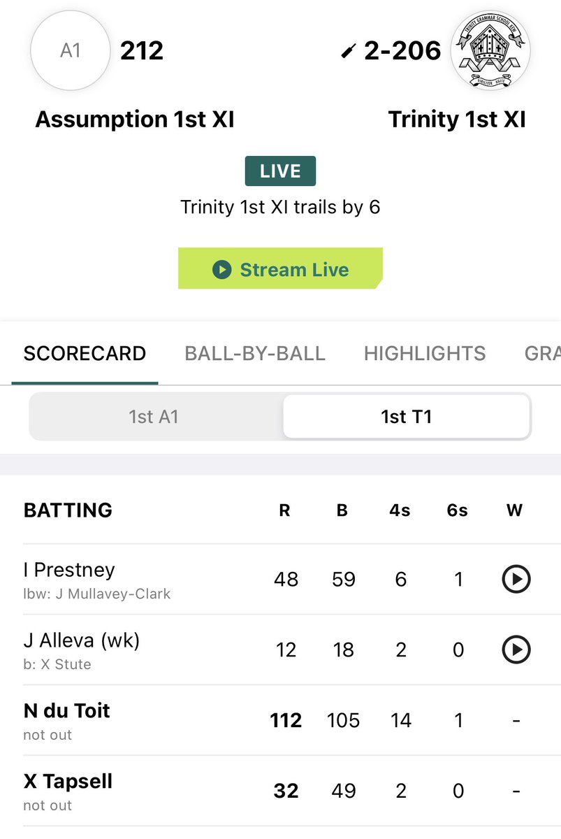 Cricket and Tennis Grand Finals in x2 weeks