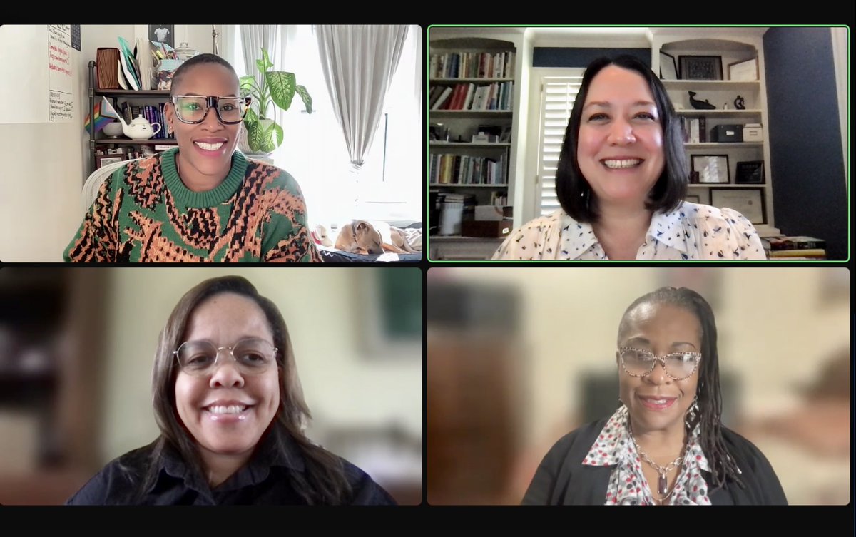 What a gr8 “DATA ON DIVERSITY IN JOURNALISM” panel 2day!
Thnx to <a href="/The_IIJ/">The Institute for Independent Journalists</a> 4 having me @ 2024 #Freelance #Journalism #Conference
Honor to share virtual stage w/&amp; learn from <a href="/infamouslyshort/">Cara Reedy</a>/<a href="/discojourno/">Disabled Journalists Association</a>; <a href="/meredithdclark/">#TenureTrackHustle</a>/@northeastern; <a href="/KatherineLewis/">Katherine X Lewis 雪 怡 (she/her)</a> /IIJ! 
theiij.com