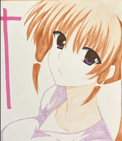 アナログなのはさん。
谷間チラ^^ 