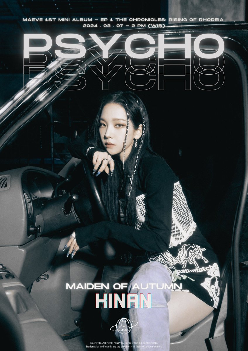 ㅤ
ㅤ
MÆVE 1st Mini Album 
“Ep 1 The Chronicles: Rising of Rhodeia” 
ㅤ
Photo Concept Ver. B
☼ 𝐿͟𝐼͟𝑂͟𝑁 and ✤ 𝐾͟𝐼͟𝑁͟𝐴͟𝑁
ㅤ
📆 2024.03.07
⏰ 2PM (WIB)
ㅤ
#Maeve #Mæve #Lion #Kinan
#Psycho #RisingofRhodeia 
⠀⠀
⠀⠀