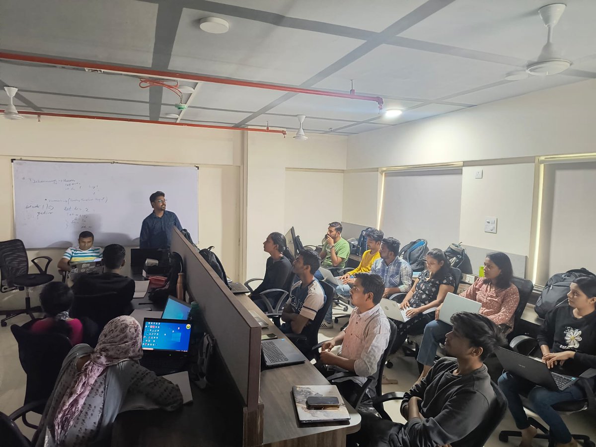 CsharpCorner's tweet image. C# Corner Pune Chapter Meet kicked off with
@CsharpCorner introduction session by @Jeet_csharp.

Stay tuned for more upcoming events and Live shows&amp;gt;&amp;gt; c-sharpcorner.com/chapters/ 

#CSharpCorner #PuneChapter #GitHubCopilot #GitHub #Coding #PuneChapte #AWS #CodeWhisperer